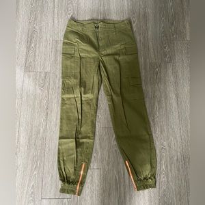 Green jogger pants
